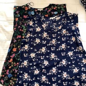 Lot of 2 Pleione blouses